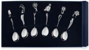 Set of teaspoons "Flowers of Russia" (6 pcs)