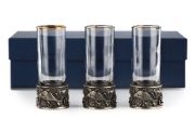 Shot Glass Set "Fishing Cartridges" — 3 pcs