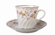 Tea cup with saucer Karelia Twisted