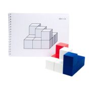 Workbook with tasks for game "Cubes for everyone" (series 1,2,3)